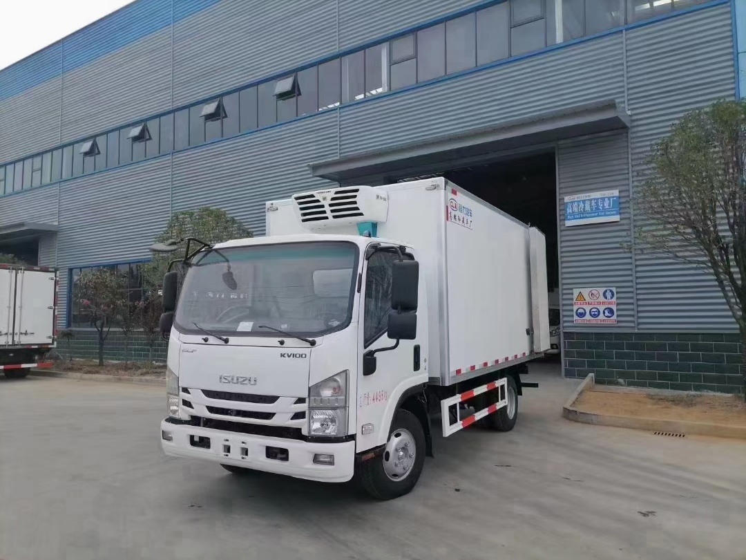 國六慶鈴五十鈴KV100藍牌冷藏車